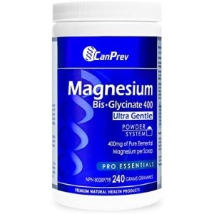 CanPrev Magnesium Bisglycinate | 400mg Powder | Ultra Gentle Chelated Complex