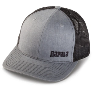 Rapala® Trucker Cap - Left Logo Heather Grey Black