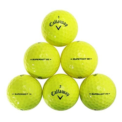 50 Mixed Brands - Yellow Golf Balls - Near Mint