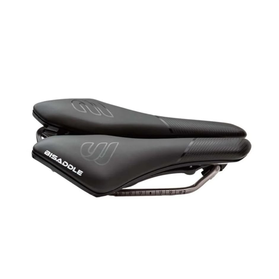 BiSaddle Hurricane Bike Saddle - Adjustable Split Road Bike Saddle